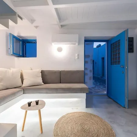 Blue Paros House Paroikia Center Close To Port Exterior photo